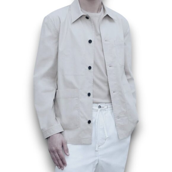 CLUB MONACO Workwear Jacket Manteau Taupe NEW WITH TAGS